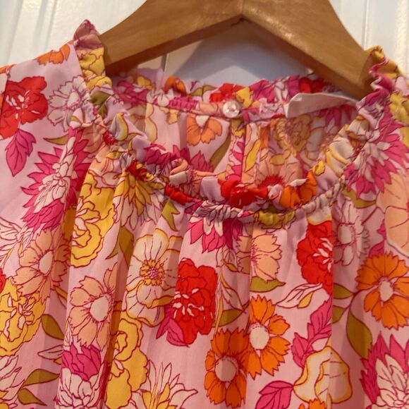 Sienna Sky Floral Tank Top Size Small - Picture 4 of 9